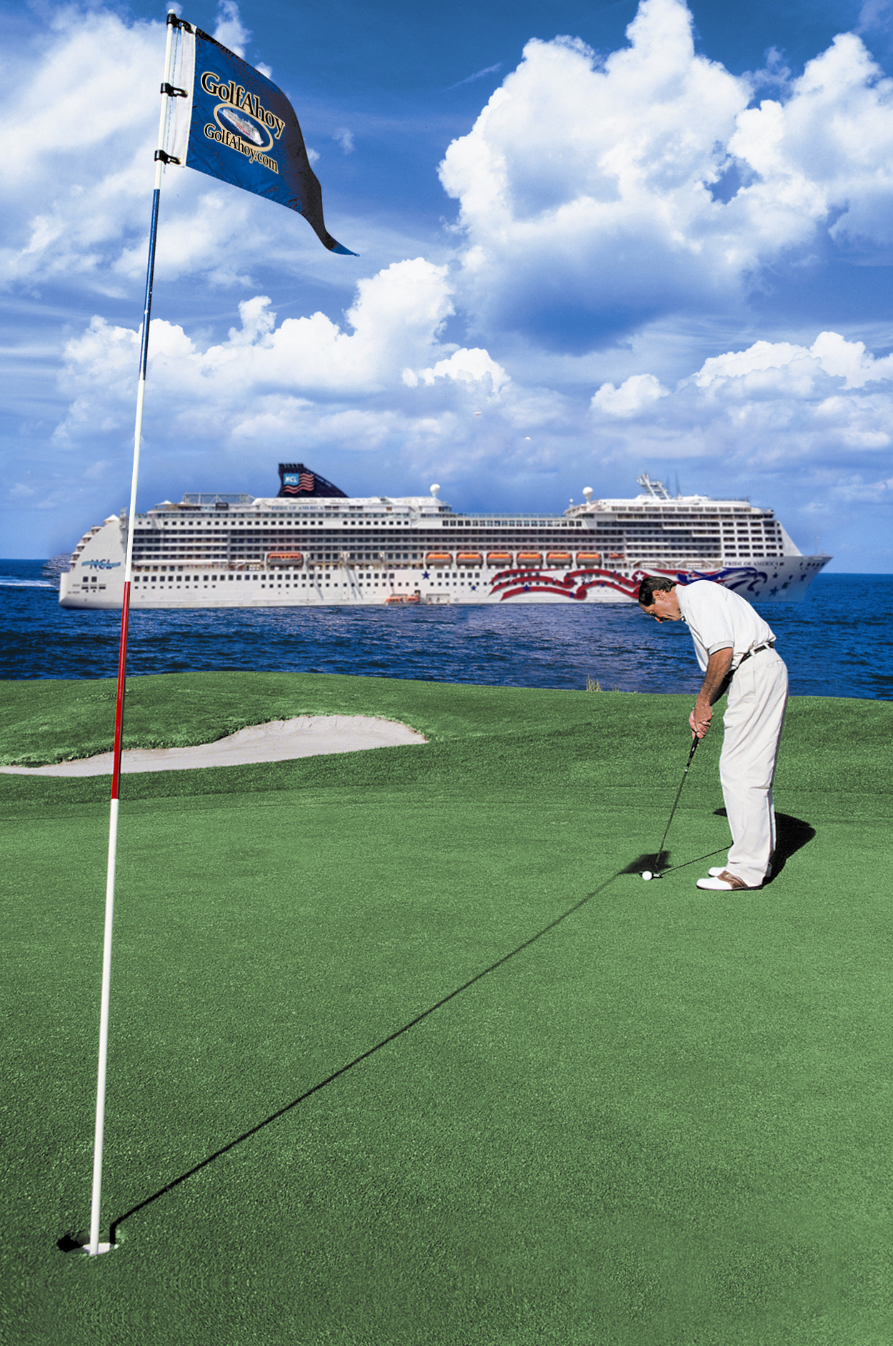 Go Golfing in Hawaii on a Cruise Ship